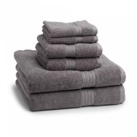 6 Piece Luxury 100% Bamboo Cotton Hotel Bath Towel Set